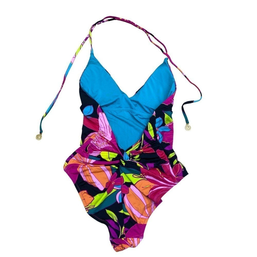 NWT TRINA TURK SOLAR One Piece Strappy/Convertible Back Swimsuit - Picture 3 of 11